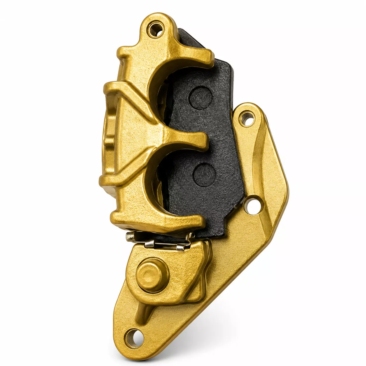 MUKUT Front Brake Disc Caliper for Yamaha FZ, Fazer, Gladiator and R15 V3 - Golden