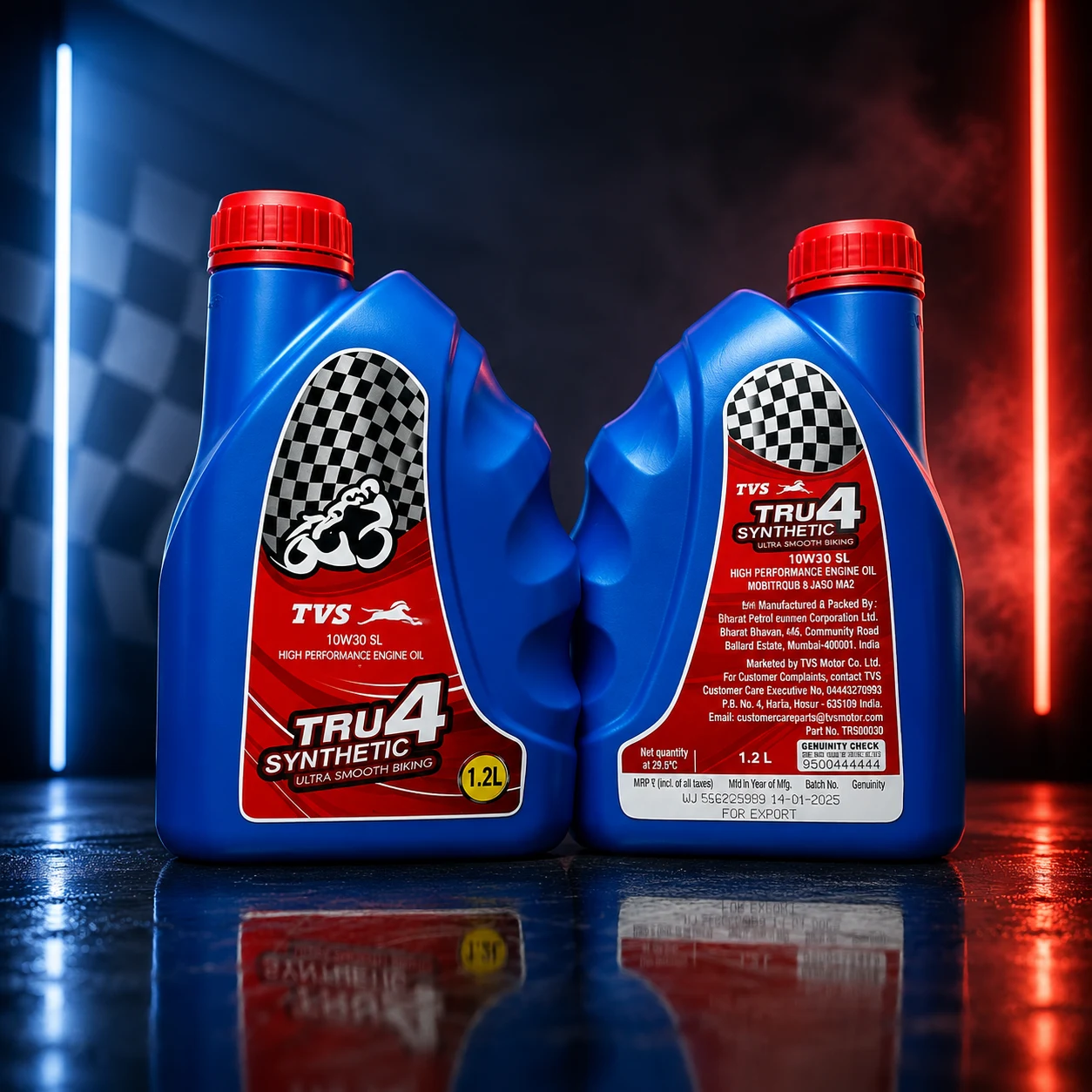 TVS TRU4 Synthetic 4T 10W-30 Engine Oil