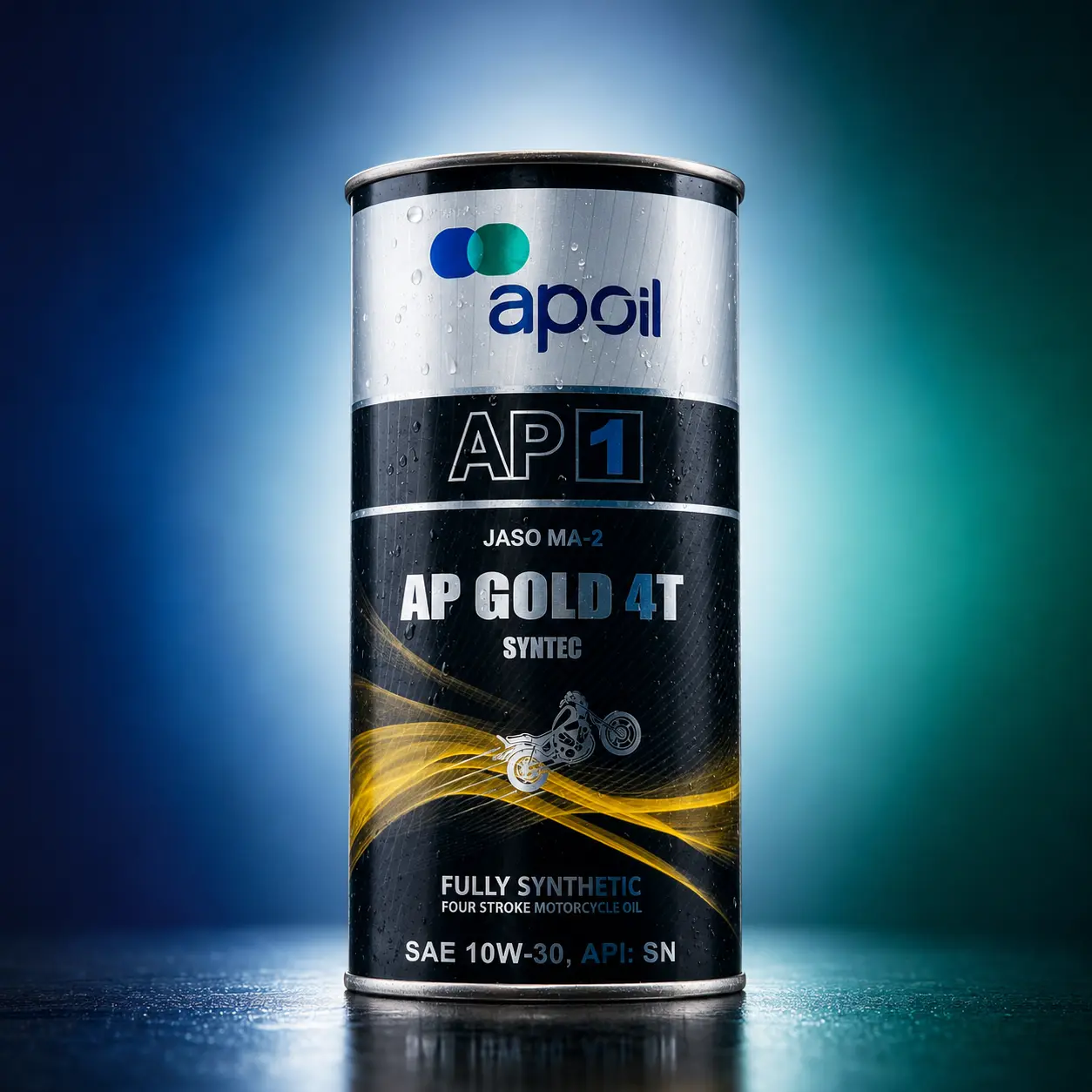 AP Oil AP1 AP Gold 4T Syntec 10W-30 Fully Synthetic Engine Oil