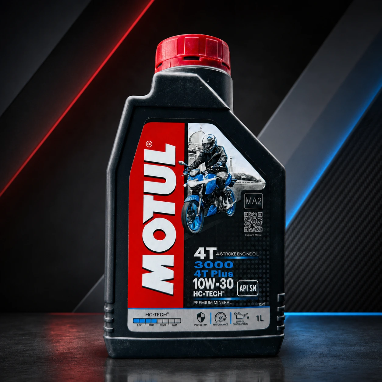 Motul 3000 4T Plus 10W-30 Engine Oil