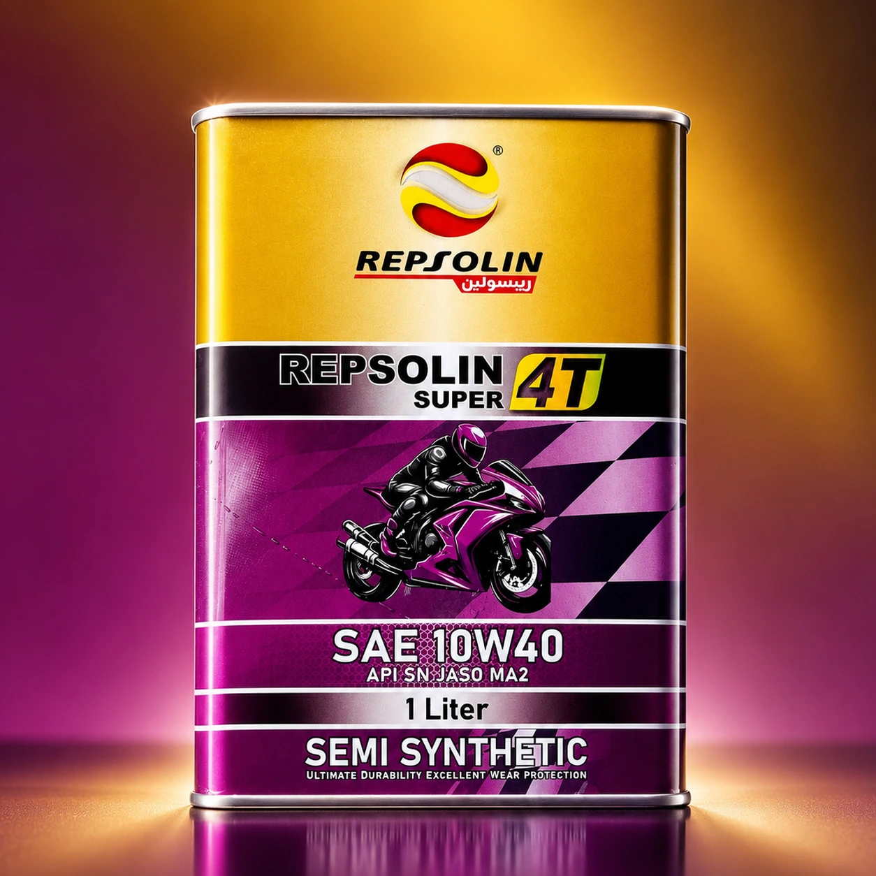 Repsolin Super 4T SAE 10W-40 Semi Synthetic Engine Oil