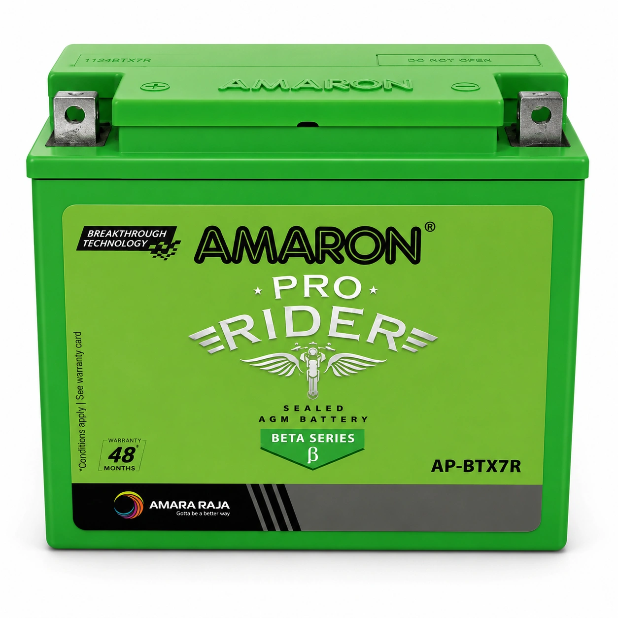 Amaron ABR-PR-12APBTX7R Battery for Bajaj Pulsar 150 DTS-I-ES